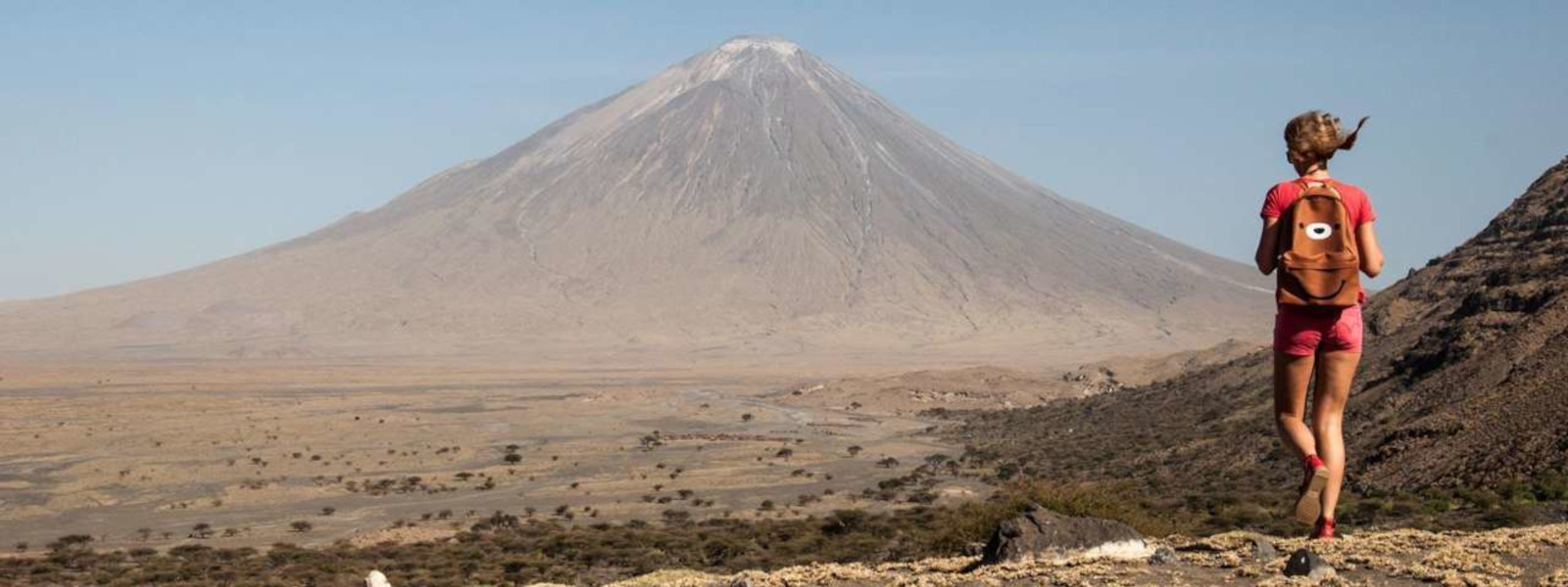 Mount Oldonyo Lengai and Lake Natron